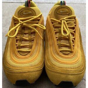 Vintage Nike Air Max 97 QS Olympic Rings Yellow Men’s Size 10 Shoes Sneakers